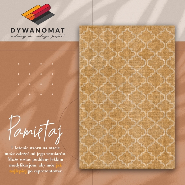 Fashionable PVC carpet Moroccan pattern