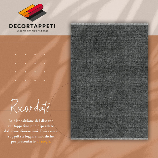 Vinyl floor rug Dark stone
