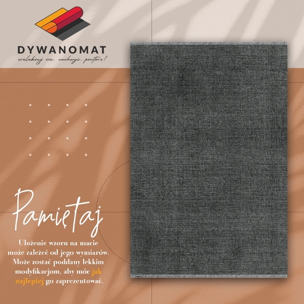 Vinyl floor rug Dark stone