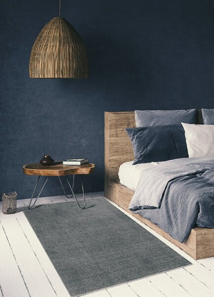 Vinyl floor rug Dark stone