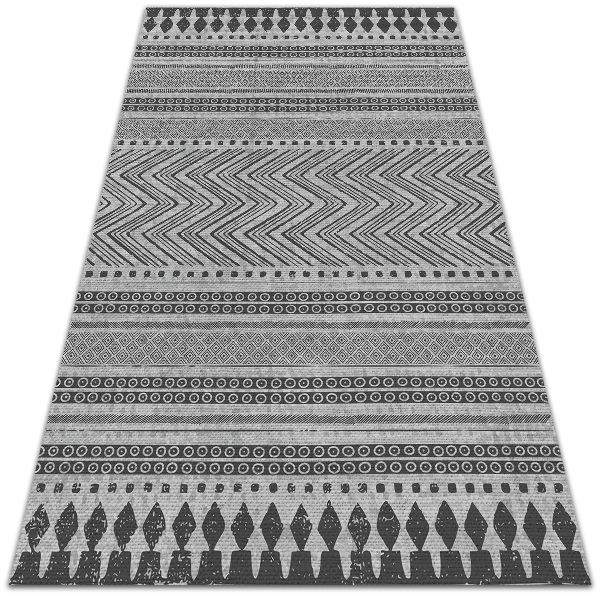 Fashionable vinyl rug geometric pattern