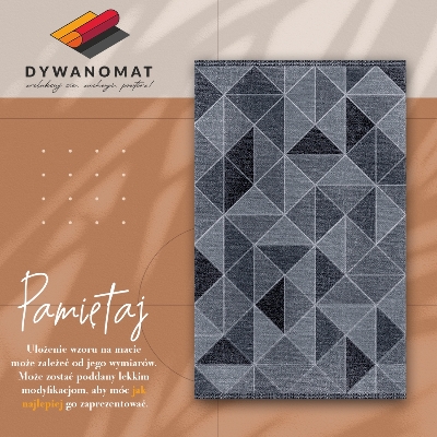 Indoor vinyl PVC carpet Squares and triangles