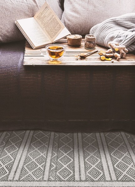 Interior PVC rug Beautiful trails