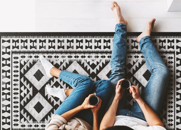 Vinyl rug Retro pattern