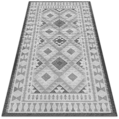 Vinyl carpet Gray rhombuses