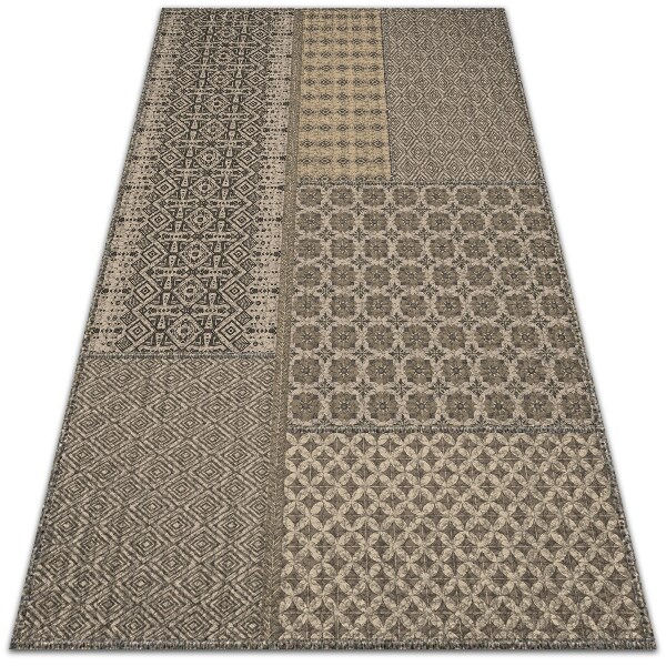 Fashinable interior vinyl carpet Aztec pattern