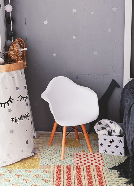 Interior PVC rug Colorful patchwork