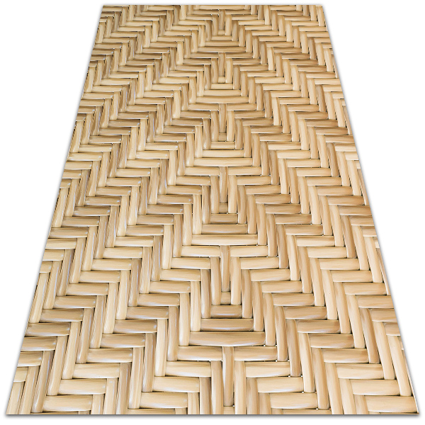 Universal vinyl rug blue diamonds