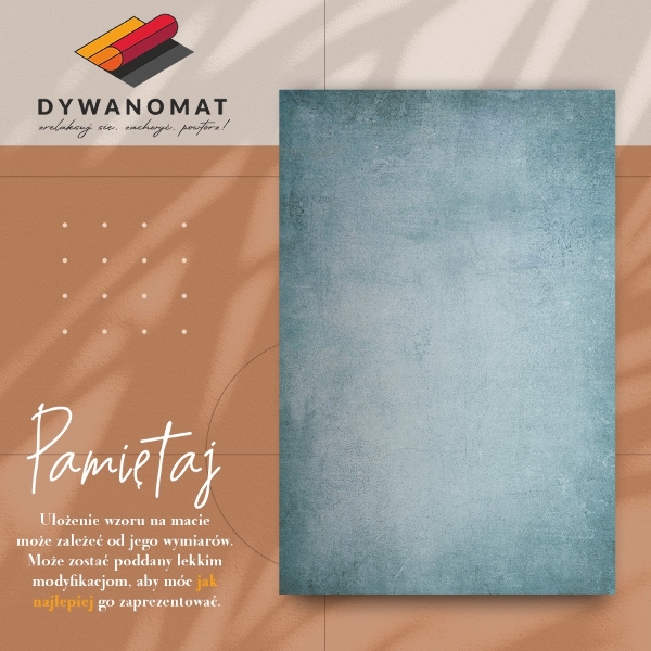Indoor vinyl PVC carpet Blue concrete