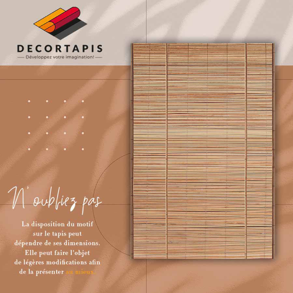 Vinyl floor rug Cane