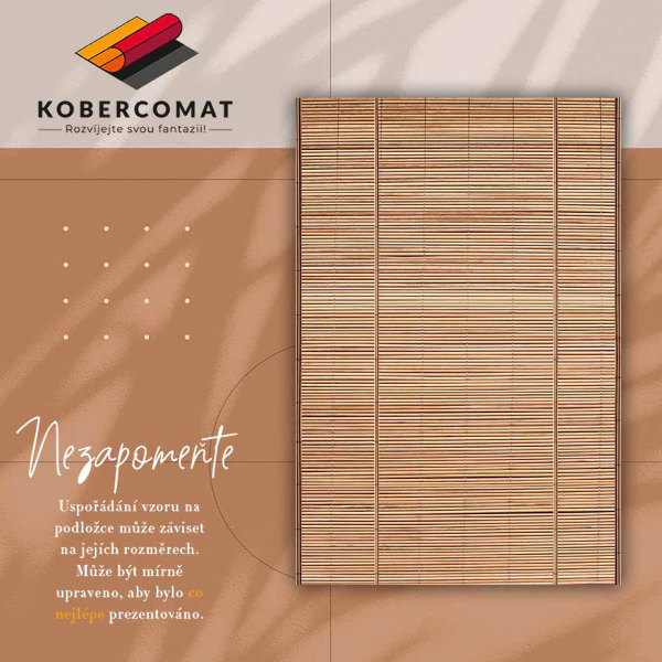 Vinyl floor rug Cane