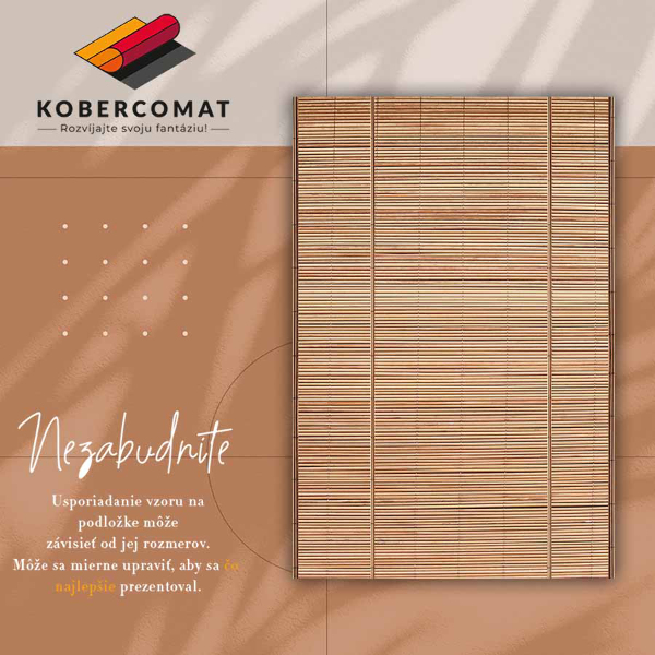 Vinyl floor rug Cane