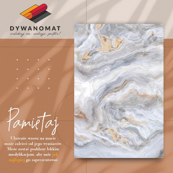 Indoor vinyl PVC carpet Marble sea