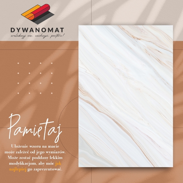 Fashionable vinyl rug Marble desert