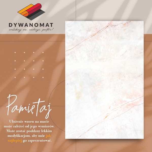Vinyl floor mat Marble texture