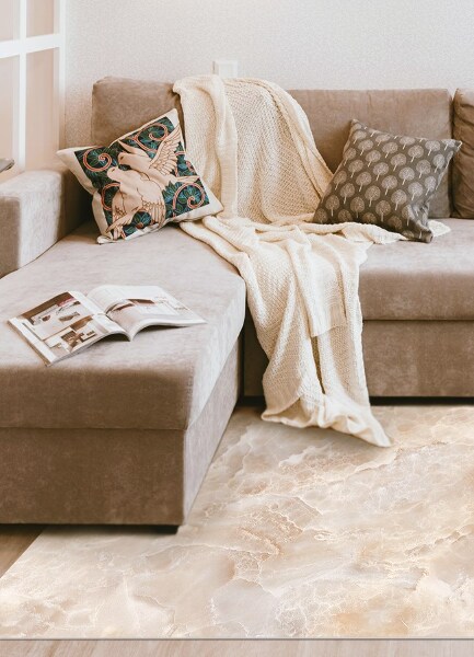 Interior PVC rug Rusty marble