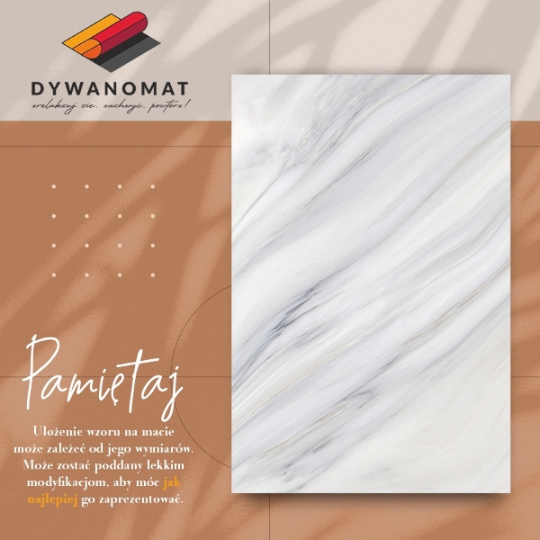 Vinyl rug Marble winter slope