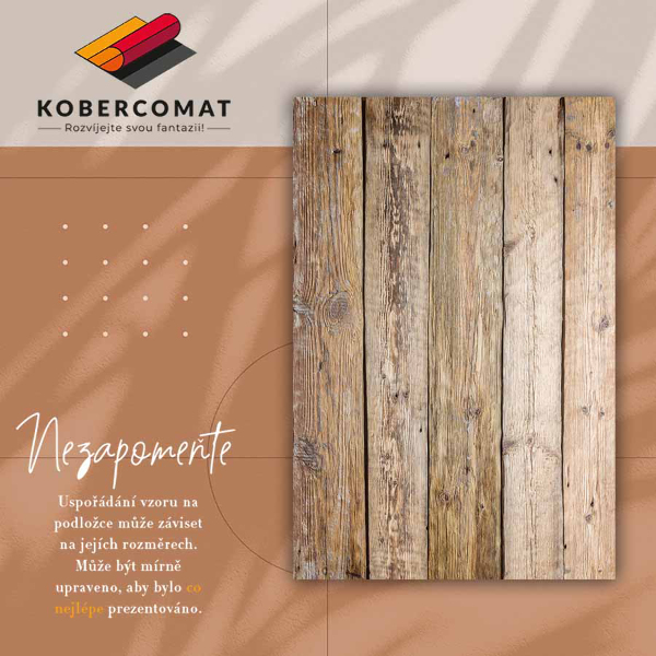 Vinyl floor rug Boards