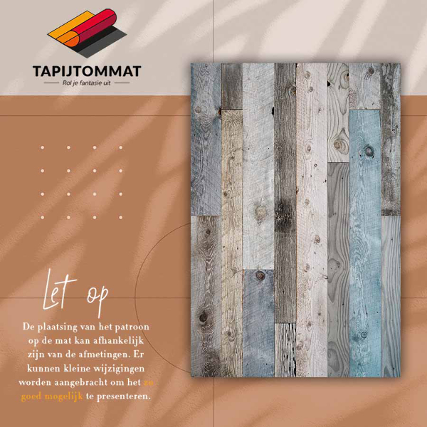 Universal vinyl carpet Old boards