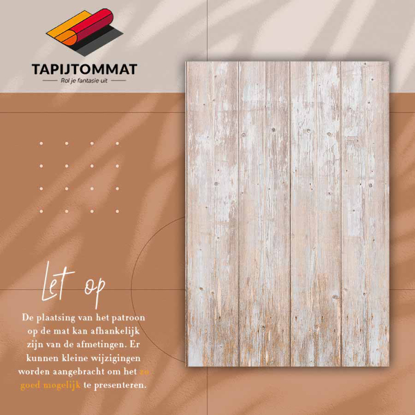 Vinyl floor mat Aged boards