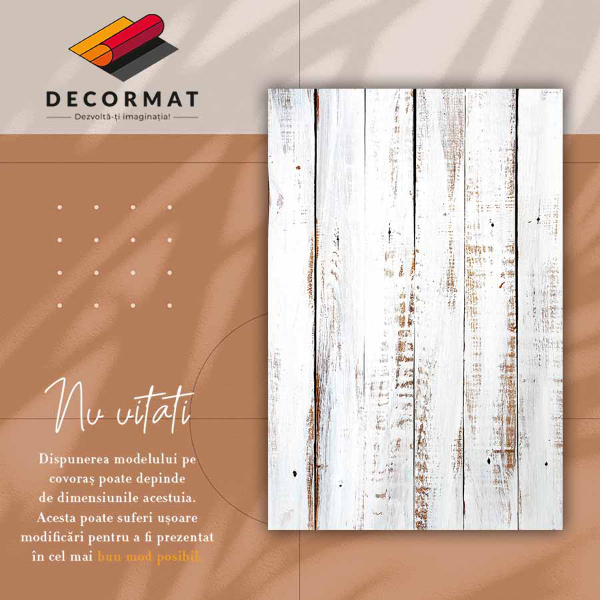 Interior PVC rug Rustic wood