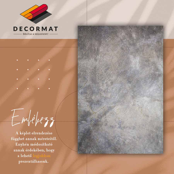 Universal vinyl carpet Cracked concrete