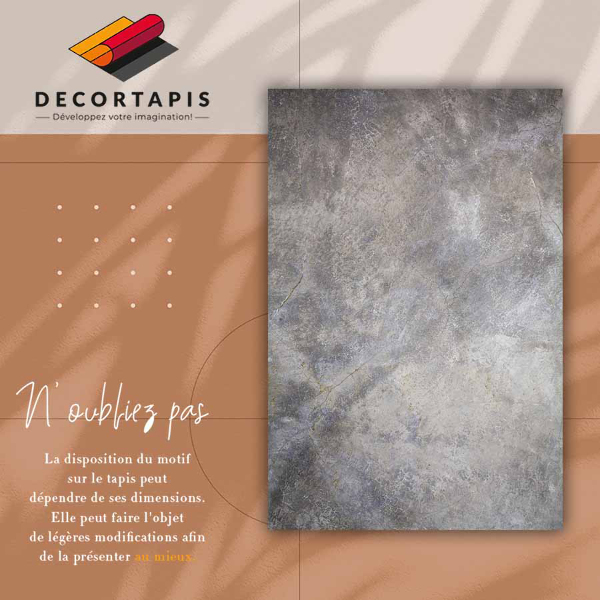 Universal vinyl carpet Cracked concrete