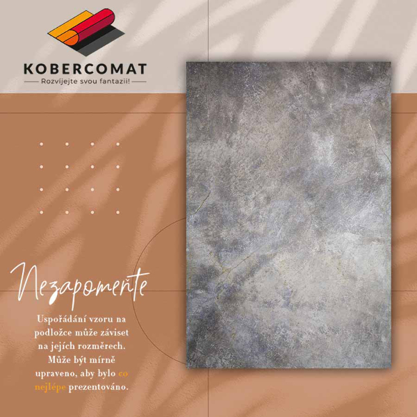 Universal vinyl carpet Cracked concrete