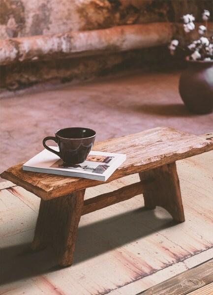 Vinyl floor rug Rust texture