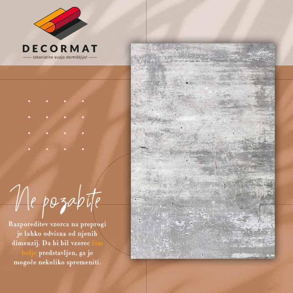 Indoor vinyl PVC carpet Sawn concrete