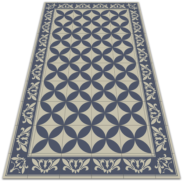 Vinyl floor rug Azulejos pattern
