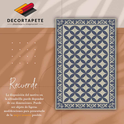 Vinyl floor rug Azulejos pattern