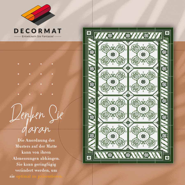 Universal vinyl rug Vintage tiles