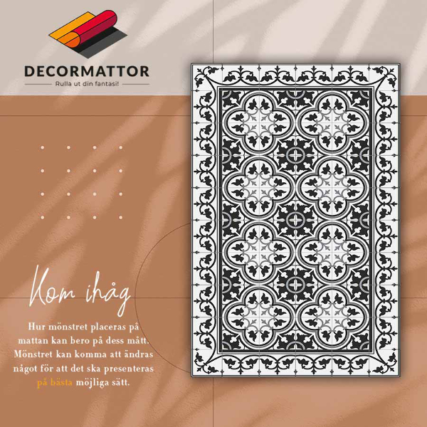 Universal vinyl carpet Portuguese tiles