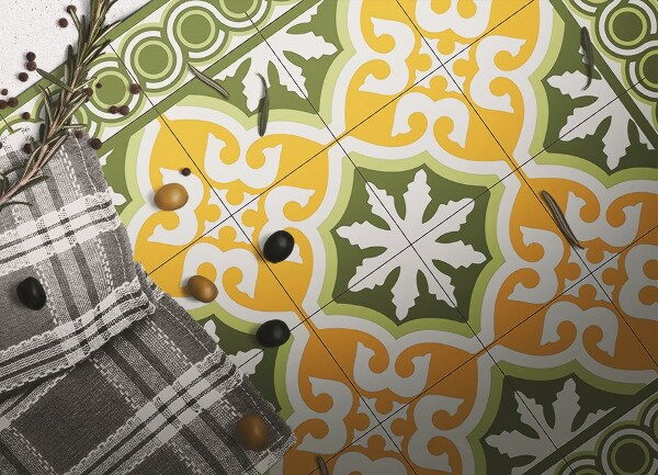 Indoor vinyl PVC carpet Classic tiles