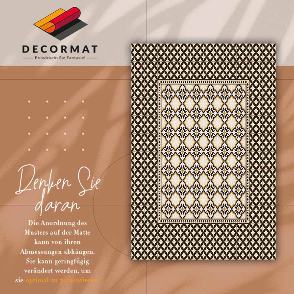 Universal vinyl rug Fine pattern