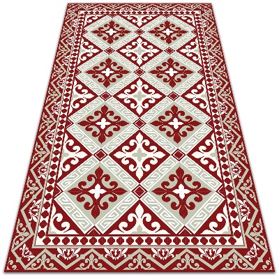 Vinyl rug Floral pattern