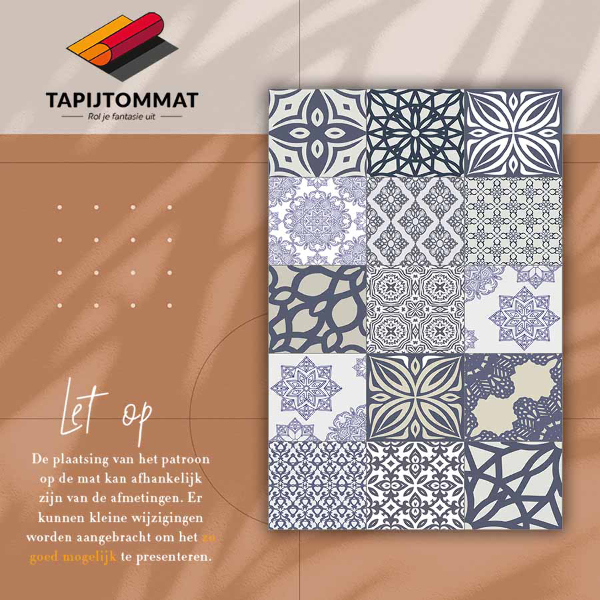 Vinyl floor mat Ethnic mix