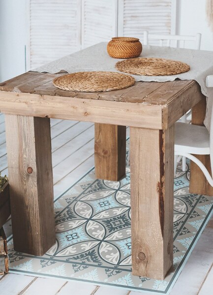 Vinyl rug Geometric circles