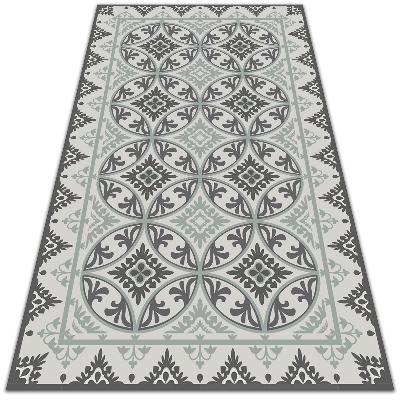 Vinyl floor rug Geometric braid - Decormat.co.uk