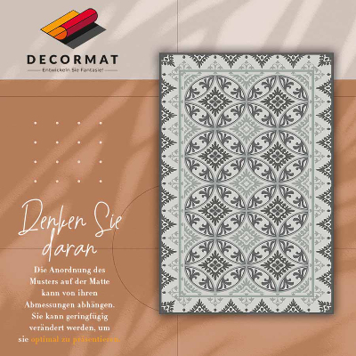 Vinyl floor mat Geometric abstraction