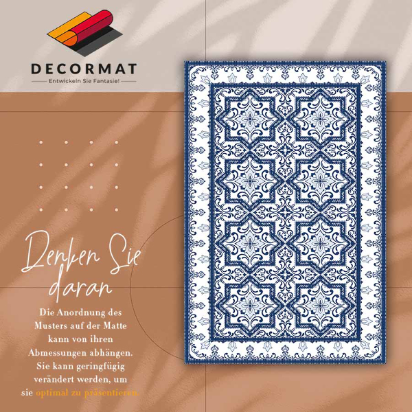 Vinyl rug Portuguese style