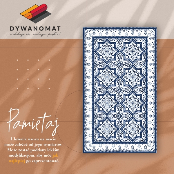Vinyl rug Portuguese style