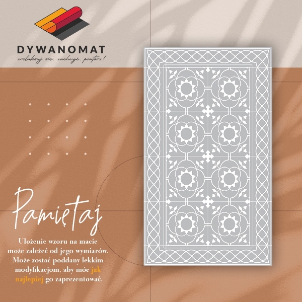 Indoor vinyl PVC carpet Symmetrical pattern