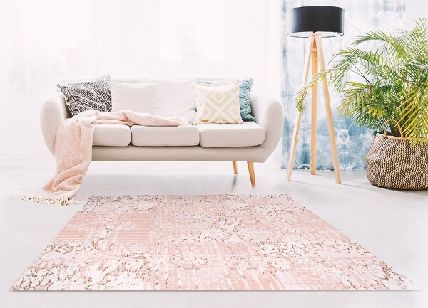 Interior vinyl floor mat Old ornaments