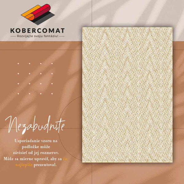 Vinyl floor rug Fabric pattern
