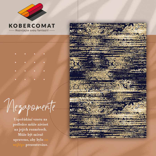 Vinyl floor rug The texture of damaged fabric