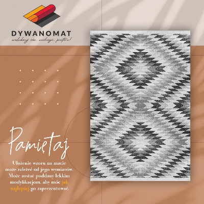 Vinyl carpet Gray geometric pattern
