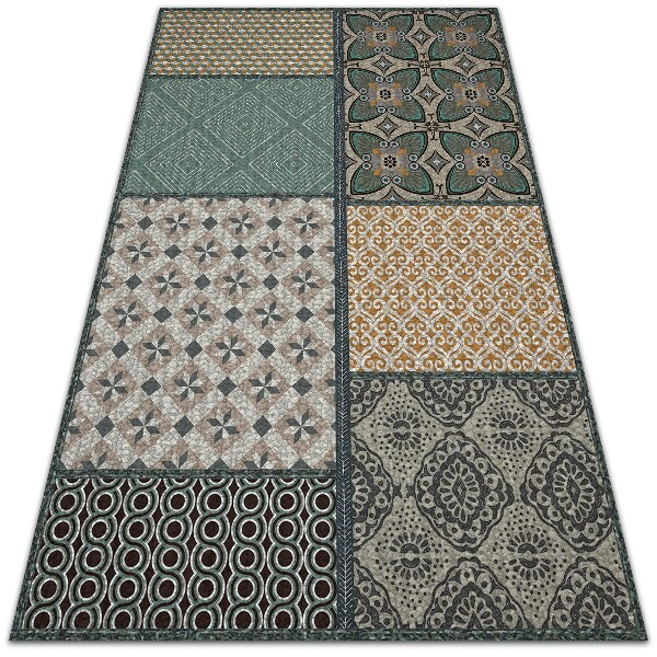 Interior PVC rug Various textures