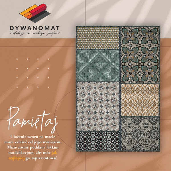 Interior PVC rug Various textures